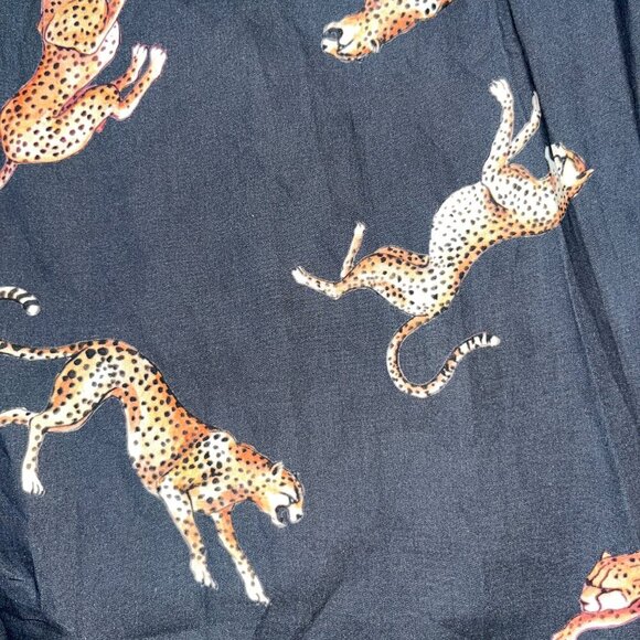 WOODSTOCK LAUNDRY Leopard Print 100% Cotton Pajama Pyjama Trousers NEW Men's XXL - Picture 3 of 10